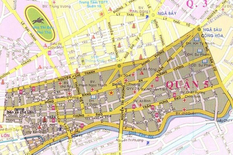 Nhiều công trình quan trọng được đặt tại đây