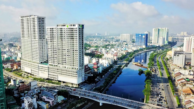 Quận 4 nằm ngay khu vực trung tâm thành phố