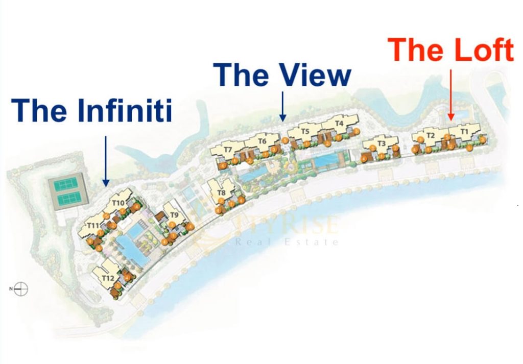 Mặt bằng tổng thể dự án Riviera Point