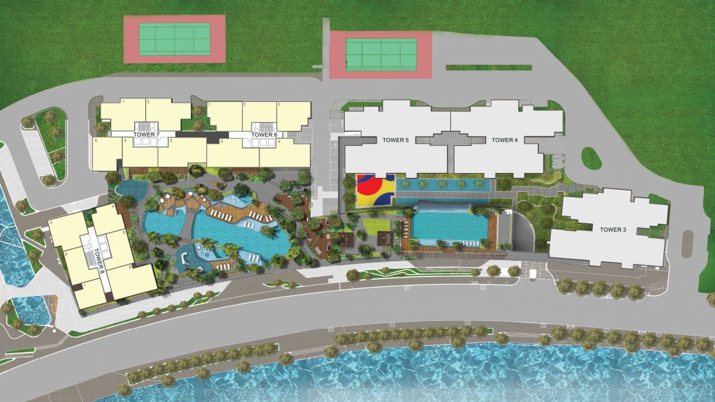 Mặt bằng T9, T10, T11, T12 - Gia đoạn 3 dự án Riviera Point
