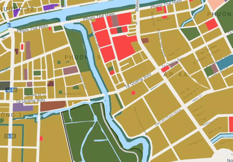 quy hoạch phường 5 quận 8