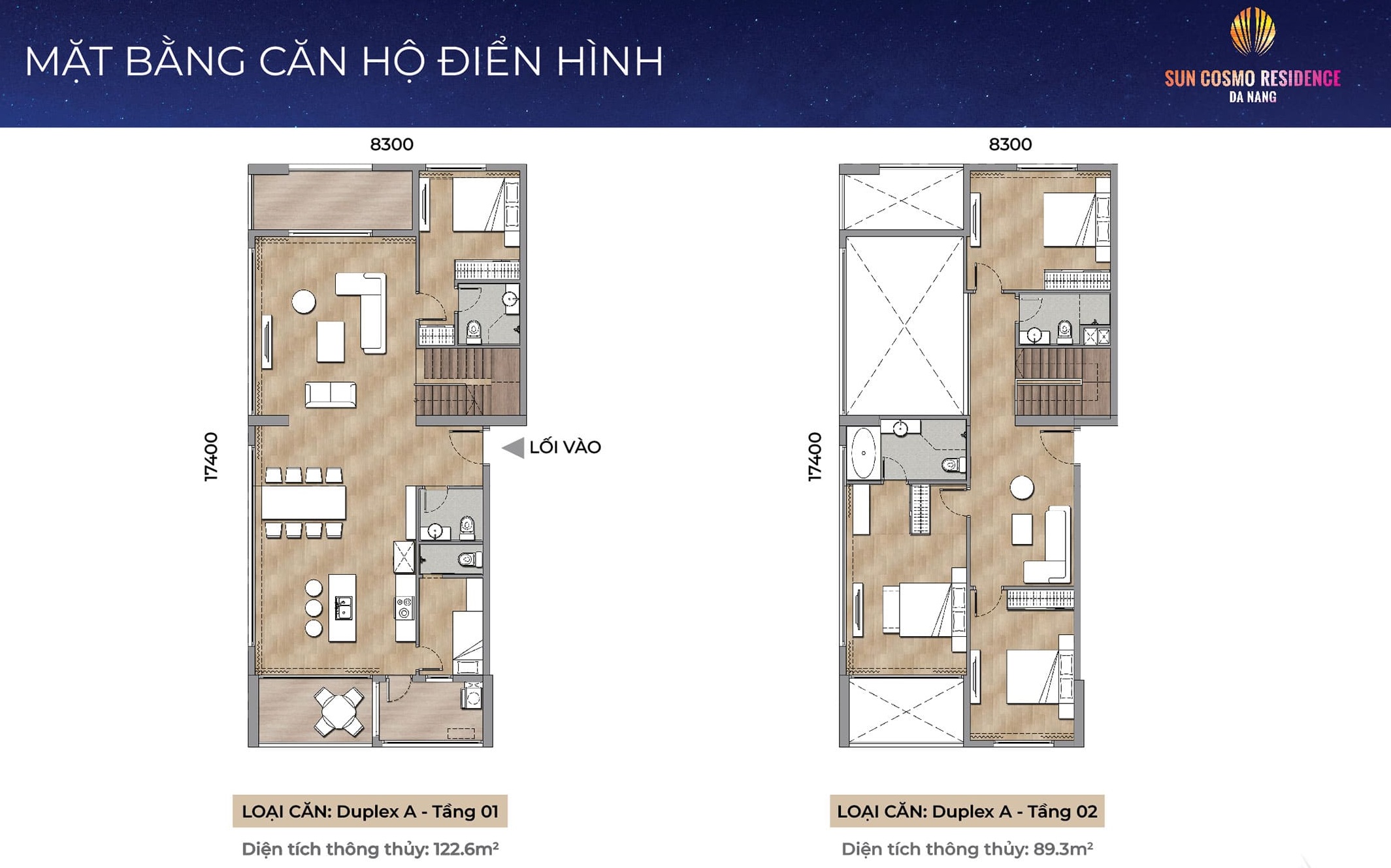 Layout thiết kế căn hộ toà P1