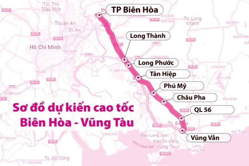 Cao tốc Biên Hòa - Vũng Tàu đến TP Vũng Tàu được đánh giá là “cú hích” lớn cho thị trường bất động sản khu vực