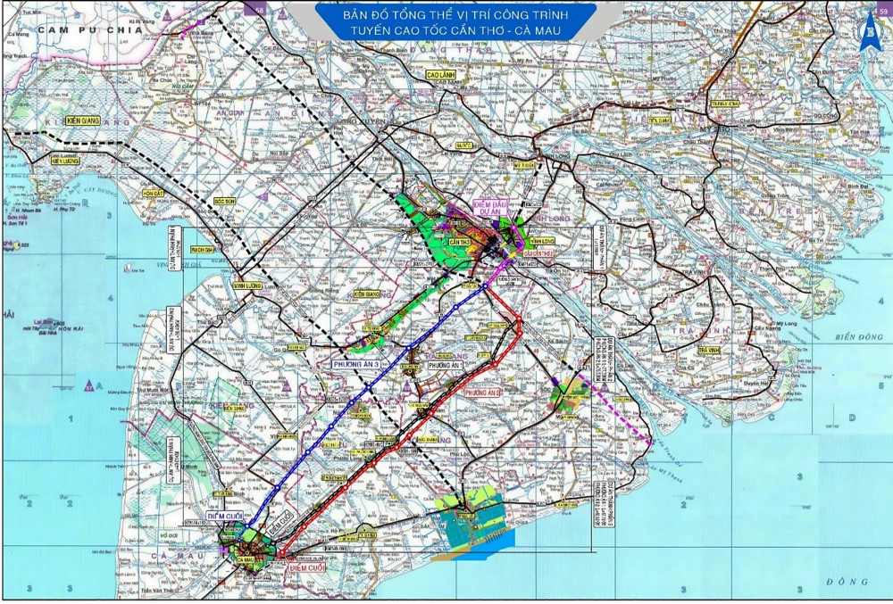 Cao tốc Cần Thơ Cà Mau có tổng vốn đầu tư hơn 27.500 tỷ đồng và chiều dài 111km