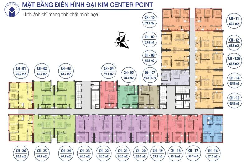 Mặt bằng căn hộ 
