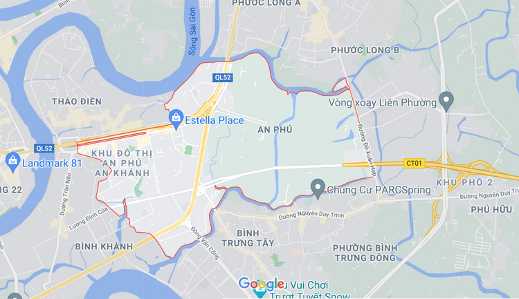 Bản đồ phường An Phú