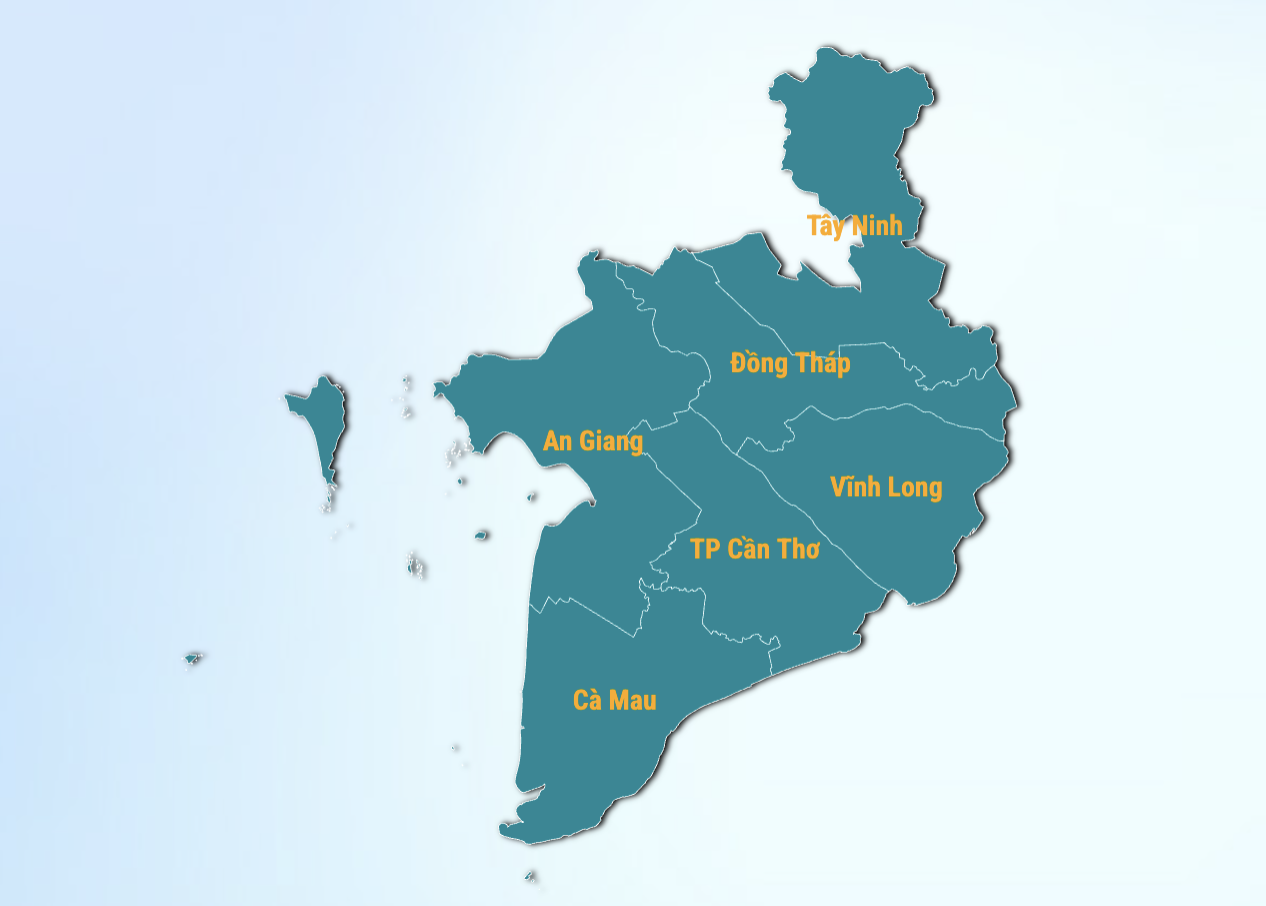 Sau sáp nhập miền Tây còn 6 tỉnh thành