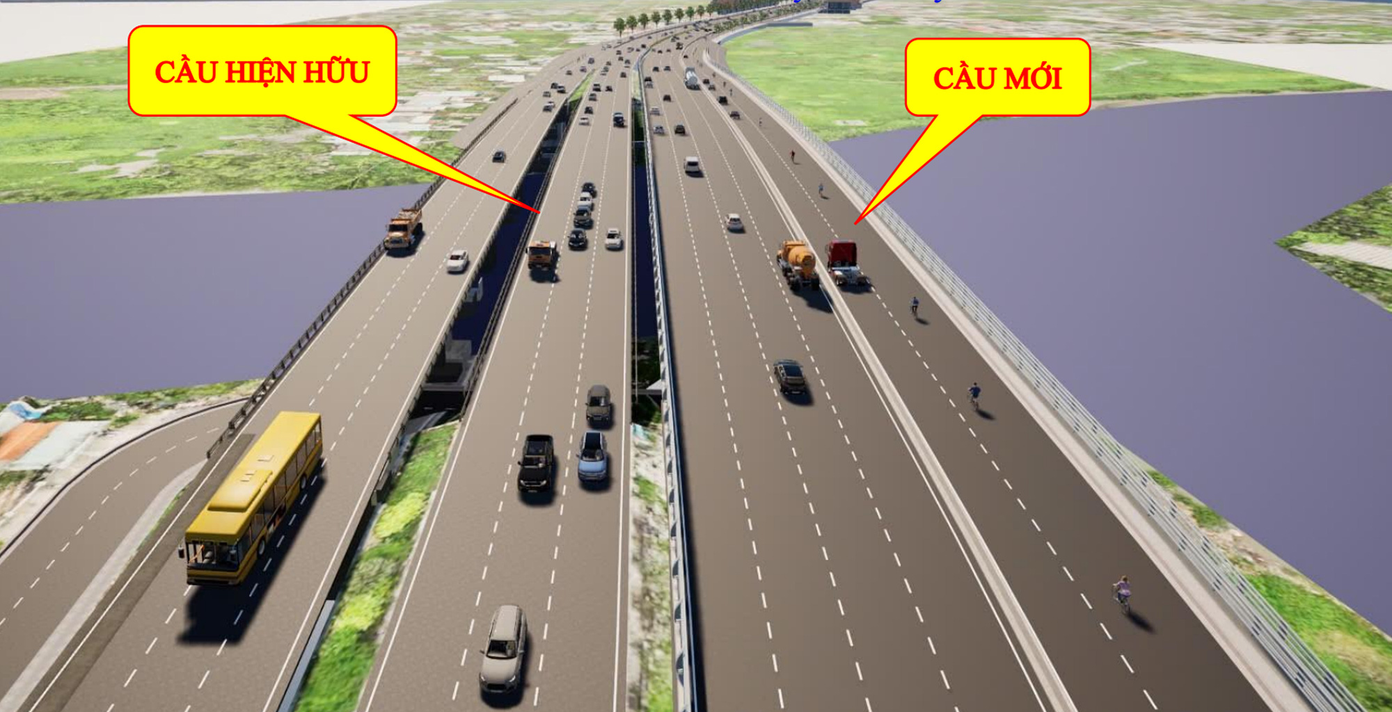 Nâng cấp quốc lộ 1 cửa ngõ TP.HCM: Mở rộng cầu Bình Điền và nút giao khác  mức