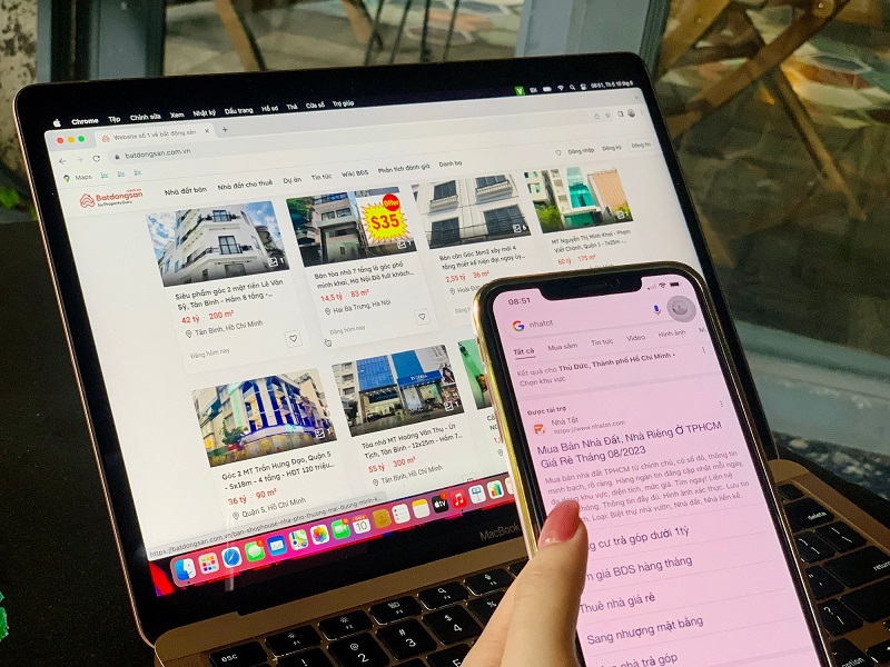 Quy trình môi giới bất động sản online thường có 4 bước
