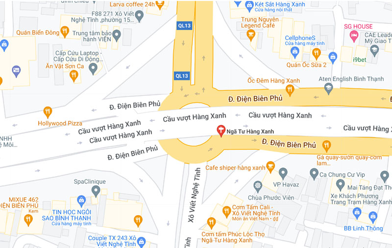 Ngã Tư Hàng Xanh ở đâu?