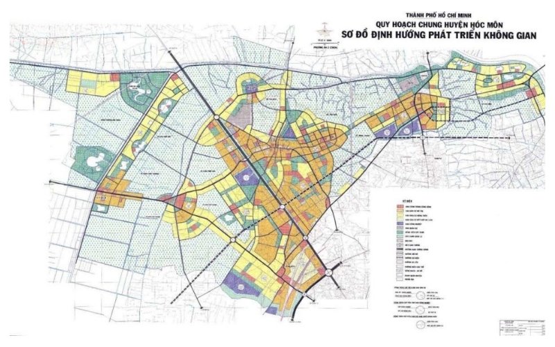 Bản đồ quy hoạch chung và định hướng phát triển không gian
