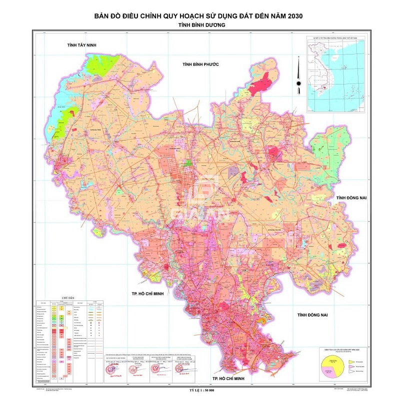 Bản đồ quy hoạch phường Bình Dương 2030