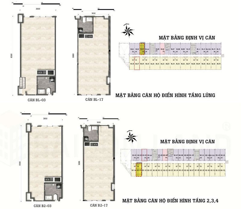 Thiết kế căn hộ tại Diyas Sky Tân Bình