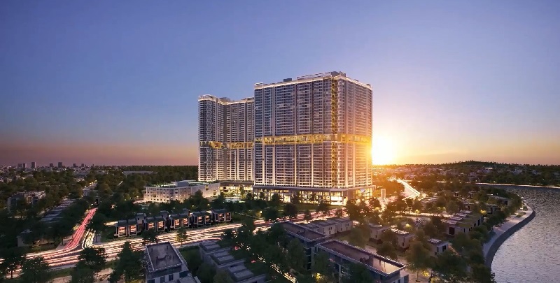 Phối cảnh khu căn hộ The Gió Riverside 