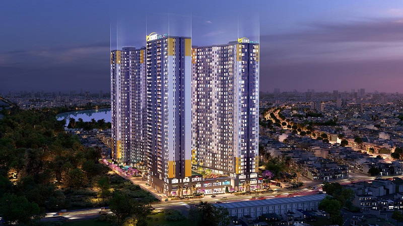 Phối cảnh dự án Bcons Solary