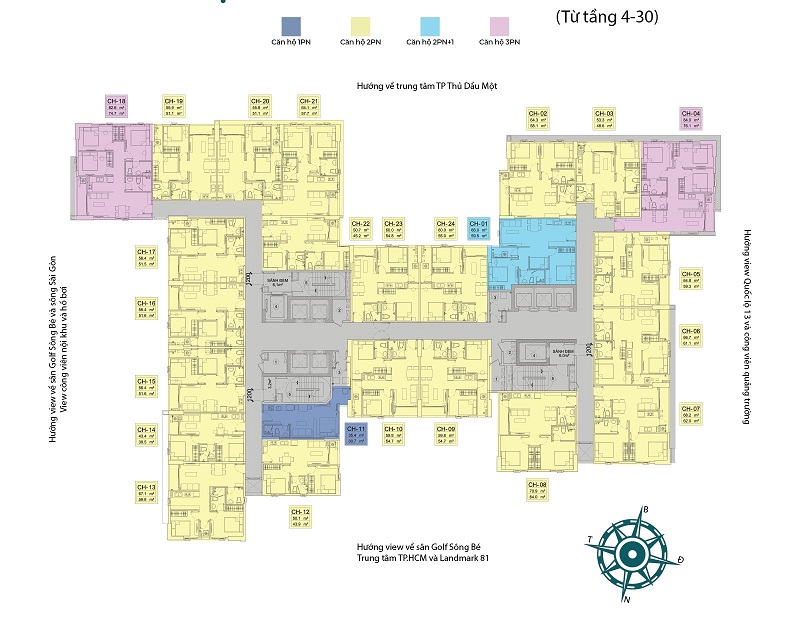 Mặt bằng chi tiết