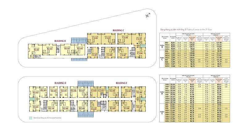 Mặt bằng tầng 3