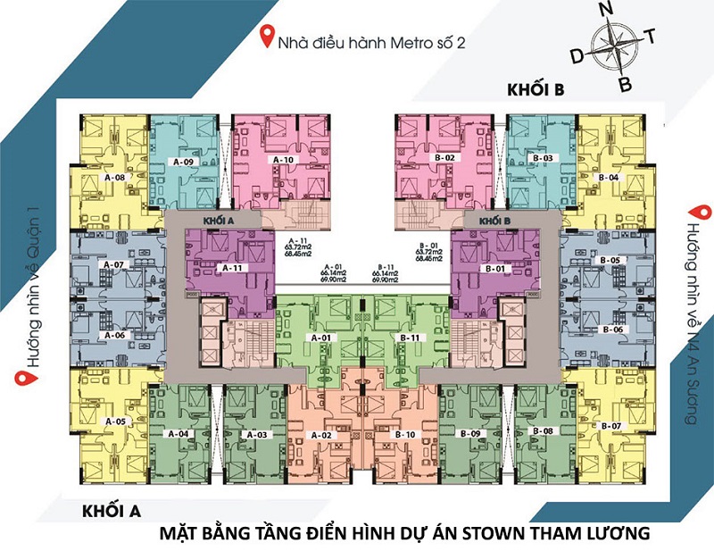 Mặt bằng tầng điển hình