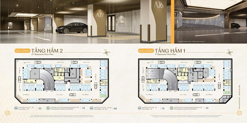 Mặt bằng tầng hầm