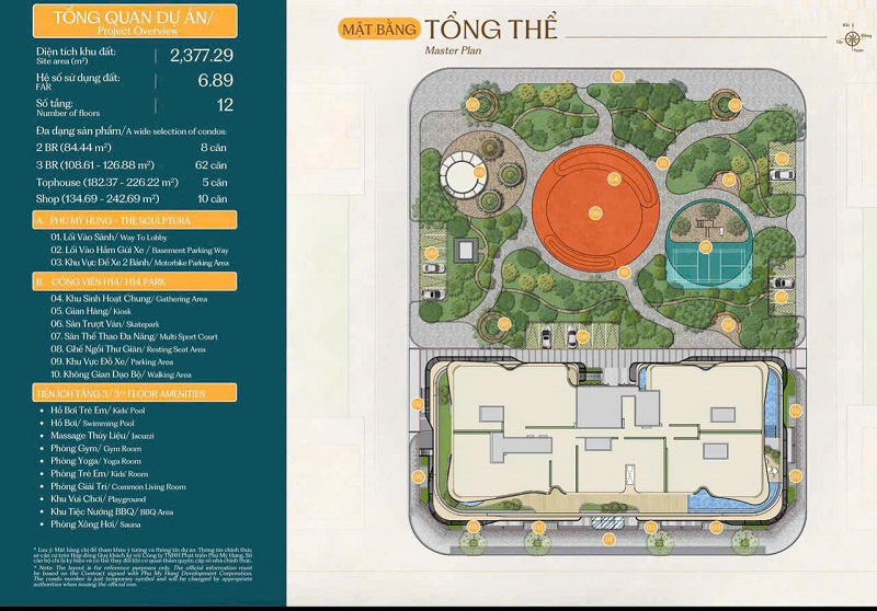 Tiện ích nội khu căn hộ The Symphony 