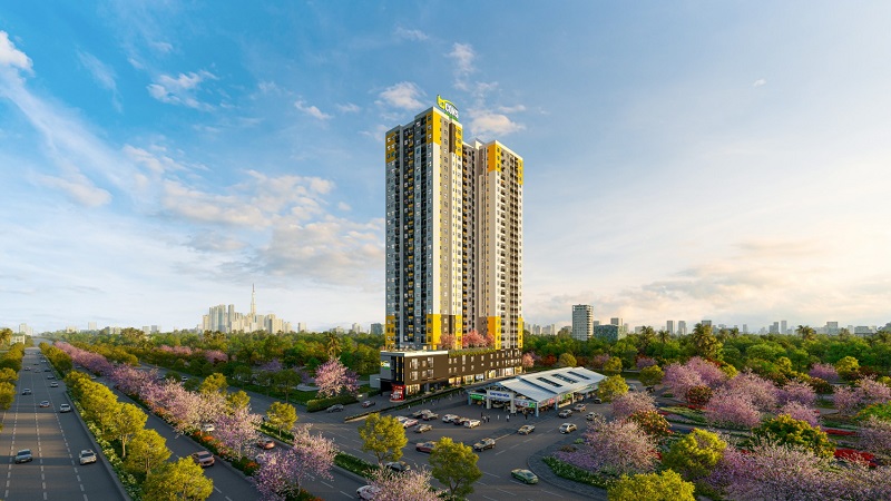 Phối cảnh Bcons Asahi