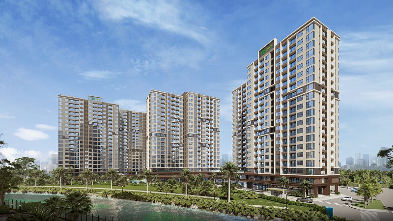 Phối cảnh phân khu Compound Trellia Cove