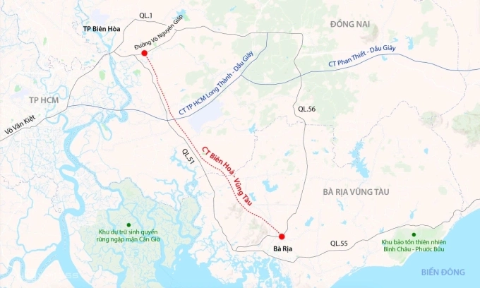 cao tốc Biên Hòa - Vũng Tàu khi nào xong 2026