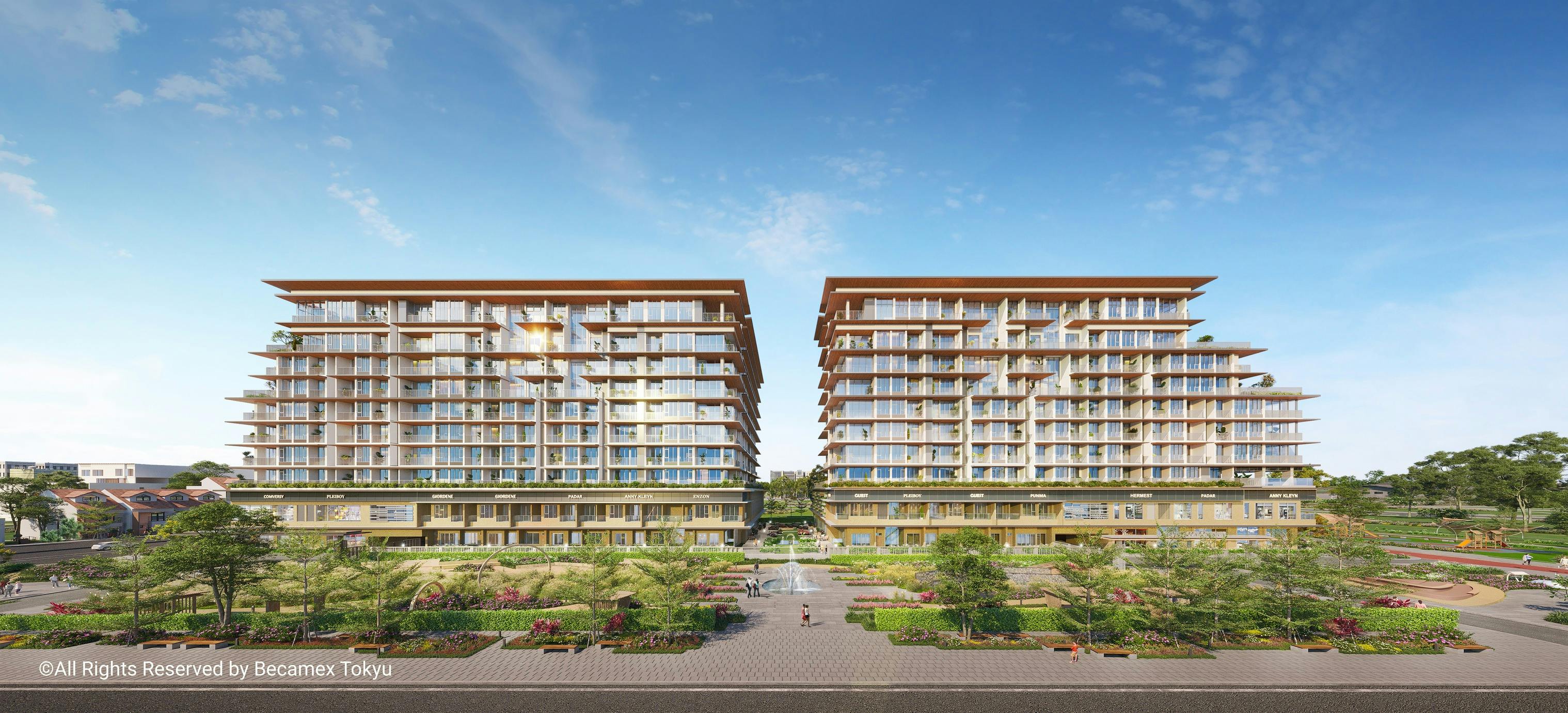 INFORMATION ABOUT MIDORI PARK THE TEN | TOKYU Garden City - BECAMEX TOKYU, Bình dương