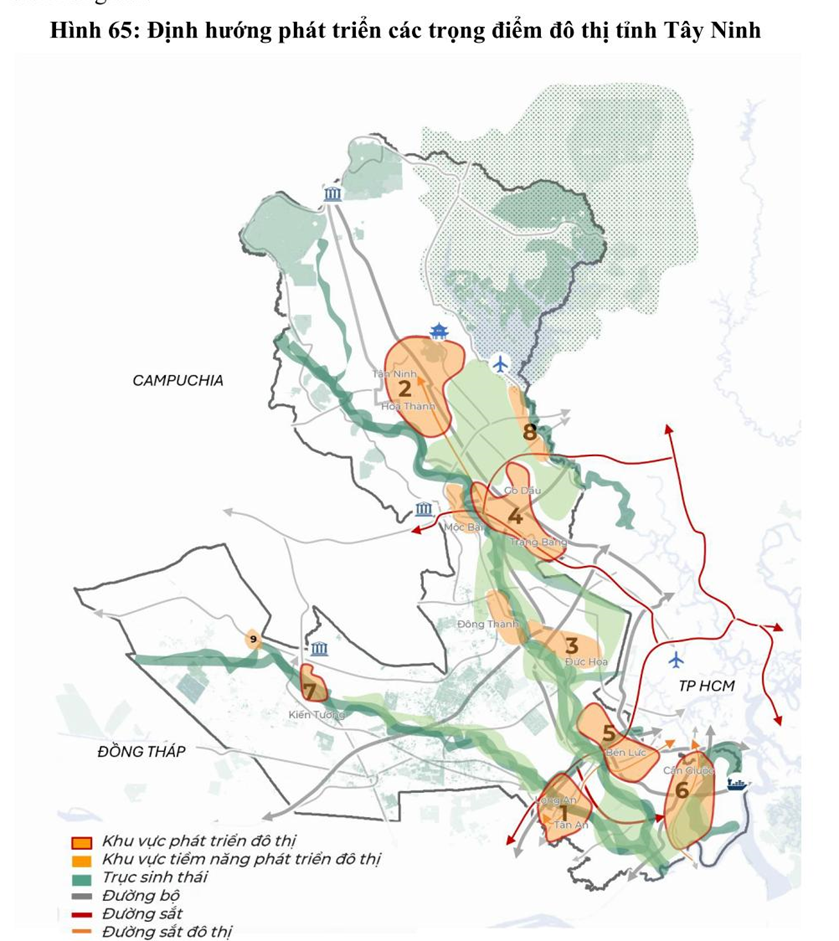 Quy hoạch Tây Ninh 2030: 7 trọng điểm đô thị sau sáp nhập với Long An 