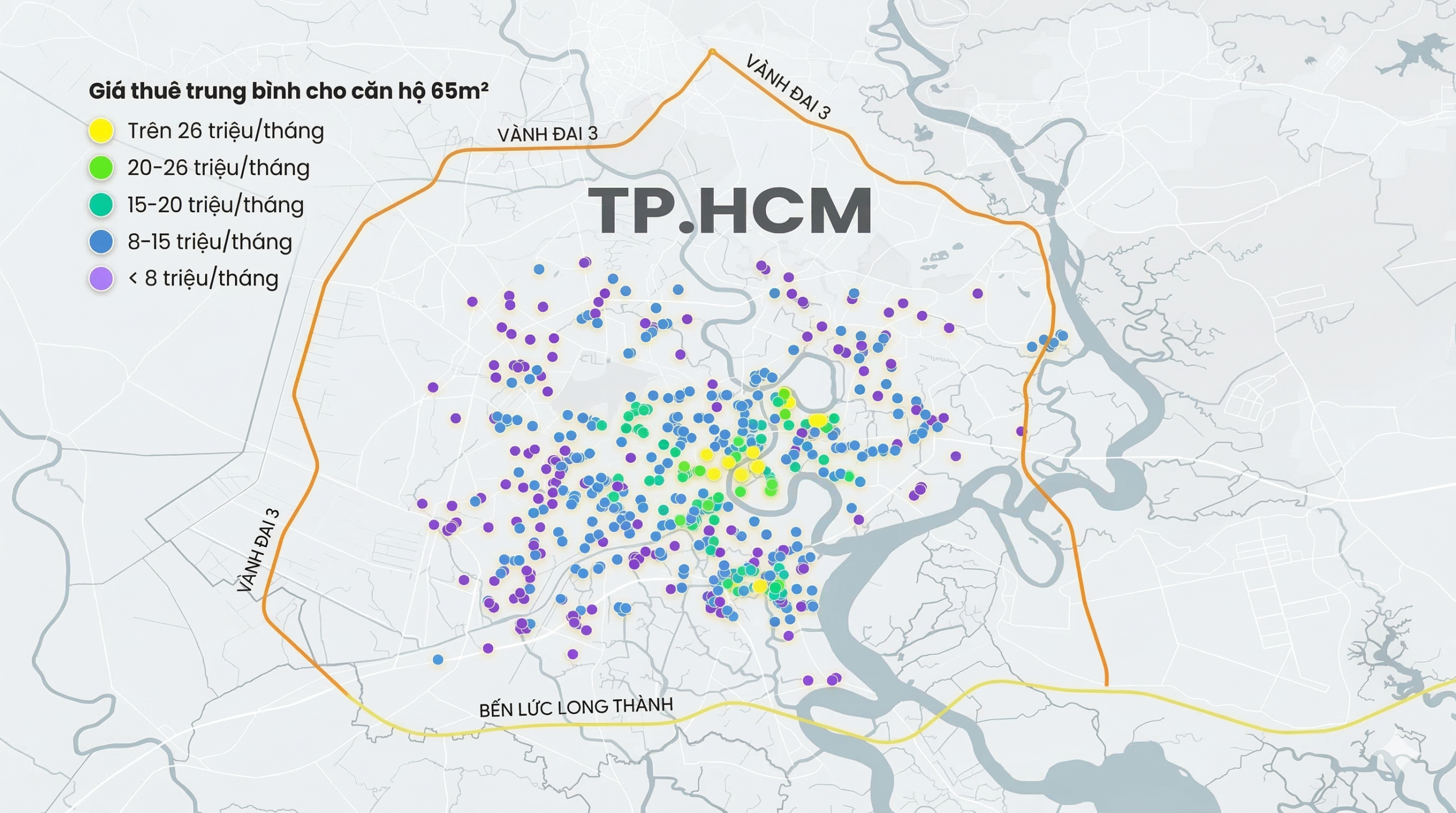 Giá thuê chung cư TP.HCM