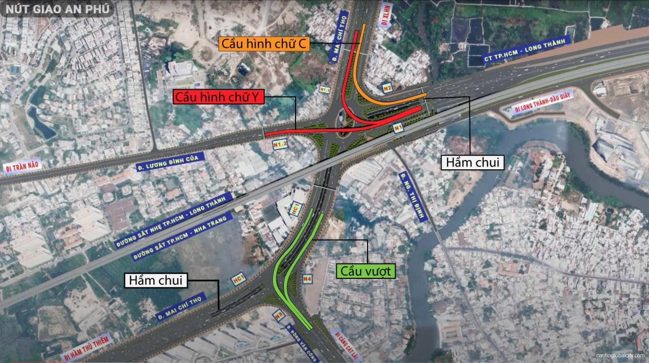 Chi tiết về nút giao An Phú khi nào xong